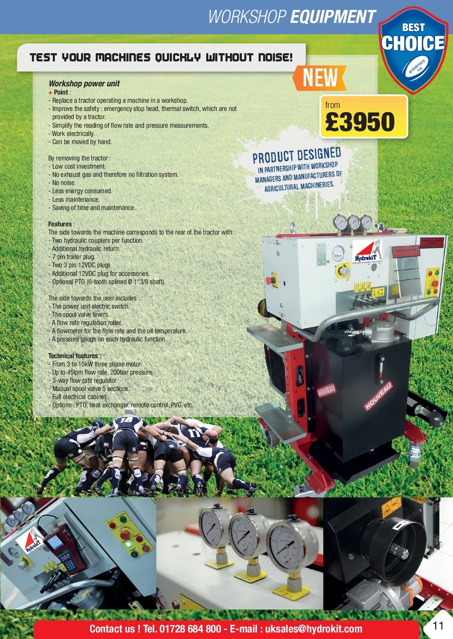 Workshop power unit Hydrokit